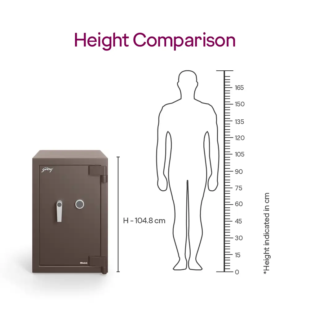 Godrej Matrix 3620 V7 (215L) KL Coffee Brown Home Locker 